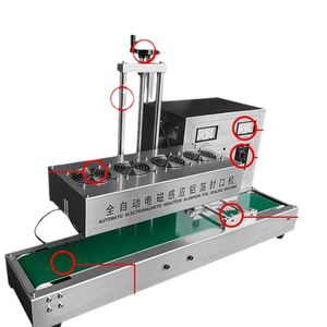 Selladora Eléctrica Automática de Aluminio para Escritorio, Precio de Fábrica, Sellado Continuo por Inducción para Latas de Bebidas, Botellas y Productos en General - Product Image 5