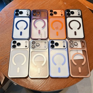 Funda Protectora de Lujo con Lente Electrochapada para iPhone 17, 16, 15, 14, Funda Mate de PC para iPhone 17 Pro Max - Product Image 1