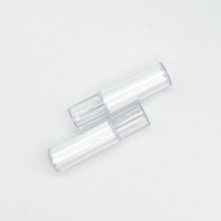 Tubes d'emballage en plastique ouverts avec logo personnalisé, diamètre 19,8 mm, 65 mm, 80 mm, haute qualité