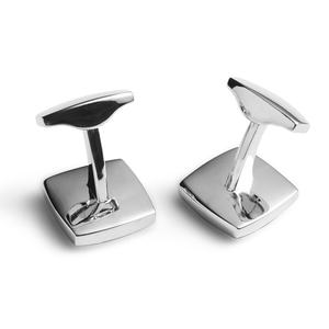 Mancuernillas de Esmalte Suave 3D de 15 mm con Diseño Simple y Personalizado para Hombre de Negocios - Product Image 6