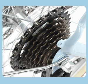 Vélo de ville WANYI classique rétro urbain à 7 vitesses, 24 <span class=keywords><strong>pouces</strong></span>, pour adultes, jantes en alliage d'aluminium, cadre en acier au carbone, vélo pour femmes - Product Image 4