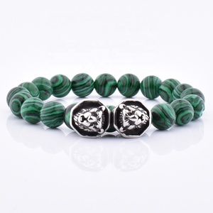 Comercio seguro alto grado 10Mm rojo turquesa <span class=keywords><strong>águila</strong></span> encanto pulseras de piedras preciosas joyería - Product Image 4