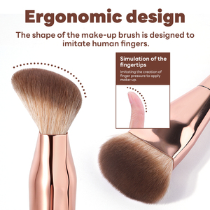 Pinceau <span class=keywords><strong>de</strong></span> maquillage professionnel MAANGE en gros, personnalisé, marque privée, 1 pièce, pour poudre et <span class=keywords><strong>fond</strong></span> <span class=keywords><strong>de</strong></span> <span class=keywords><strong>teint</strong></span> - Product Image 4