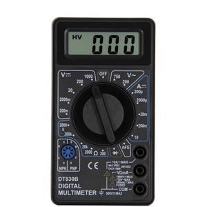 Medidor de Voltaje, Amperaje y Ohmios DT830D Económico con Buzzer - Product Image 3