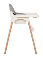 Chaise haute multifonction pour bébé 2 en 1, siège de repas en bois réglable en hauteur pour enfants de 0 à 3 ans