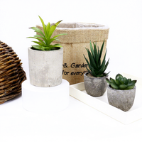 Ensemble de 5 plantes vertes artificielles en pot, best-seller transfrontalier, décoration d'intérieur, plantes artificielles
