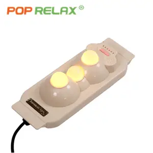 China Pop Relax centro de terapia de beleza para uso doméstico e spa massageador com projetor de calor de jade com 3 bolas