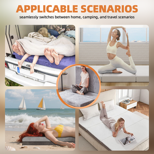 Nhà Máy Tùy Chỉnh Bộ Nhớ Bọt Có Thể Gập Lại Giường Có Thể Điều Chỉnh Gấp Sàn Giường Gấp Nệm Du Lịch Nệm Có Thể Tháo Rời Bìa - Product Image 5