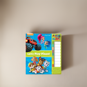 El libro de tablero 'Let's Play Piano' hecho a medida presenta teclado incorporado y módulo de sonido de piano Impresión de papel y cartón - Product Image 3
