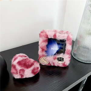 <span class=keywords><strong>เคส</strong></span>หรูหราพร้อมจี้รูปหัวใจเสือดาวอบอุ่นสำหรับ Samsung Galaxy Z <span class=keywords><strong>Flip</strong></span> 5G 5 3 <span class=keywords><strong>4</strong></span> Flip4 ZFlip5ฝาหลังกันกระแทก - Product Image 6