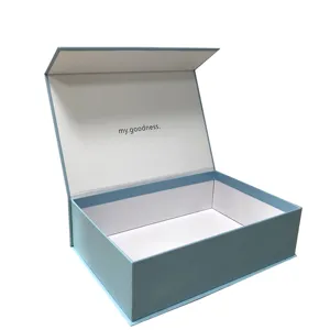 Box Box Packaging Boxes Custom Logo Printed Magnetic Lid Storage Box Rigid Book Style Packaging Box Made In China