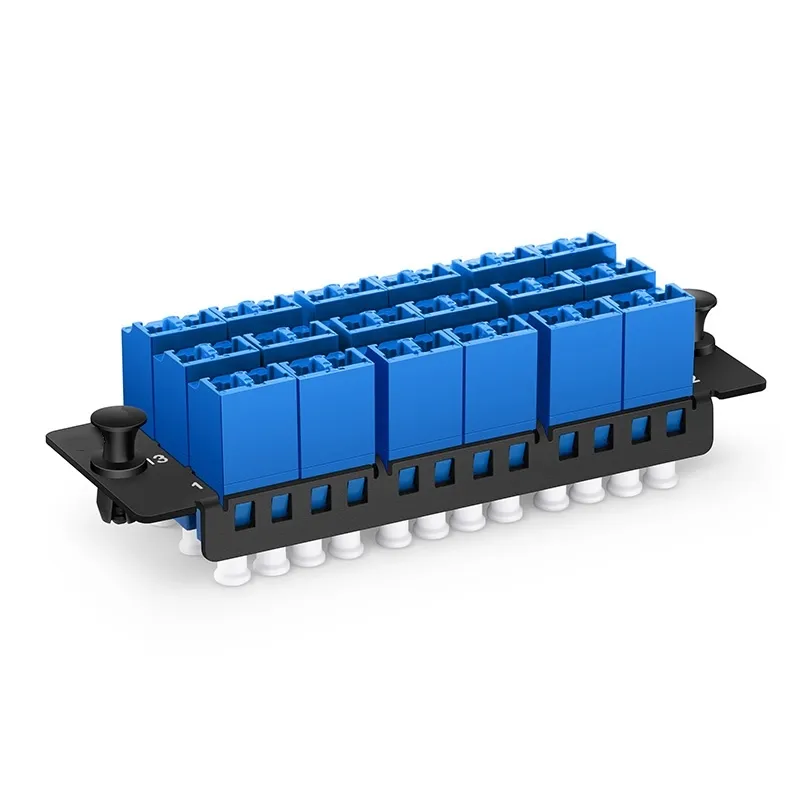 HYX 36 lifler 18 x Shuttered LC UPC adaptörü paneli Single tek modlu dubleks mavi adaptör seramik kol