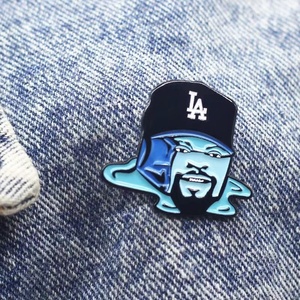 Épingles en métal émaillé des Dodgers de Los Angeles, épingles pour casquette, aimants pour casquette, épingles avec logo personnalisé en caoutchouc, 3D, sport, fer, populaire, sac Opp bleu - Product Image 6