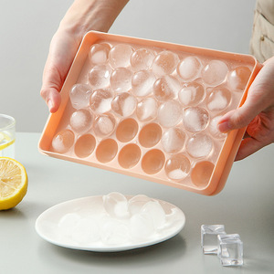 Bandeja de silicona para cubitos de hielo, 20 cavidades, reutilizable para enfriar bebidas en fiestas - Product Image 4
