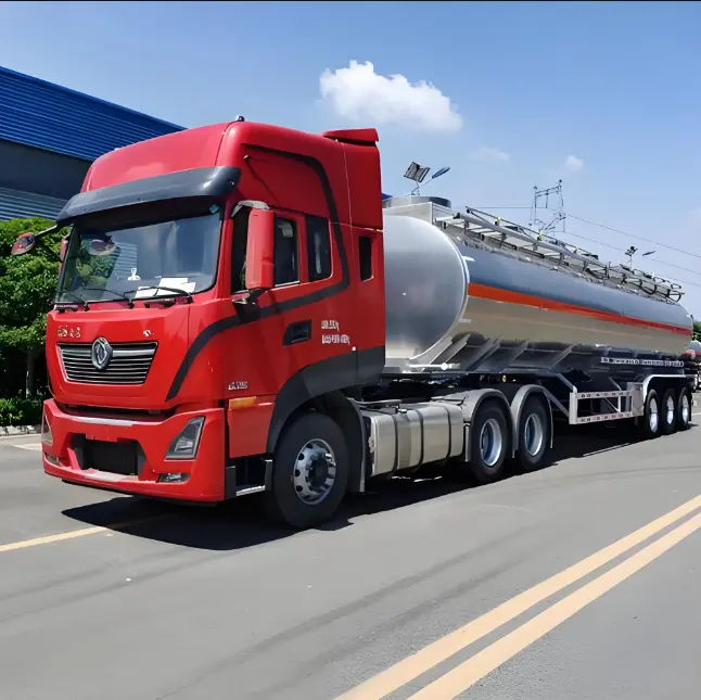 Wosheng fabricante exportación 20000-5000 litros 3 ejes transporte combustible aceite tanque semirremolque con precio más bajo