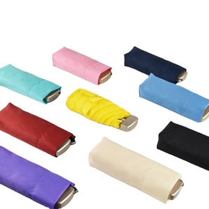 ร่มพับห้าตอนแบบแคปซูลขนาดเล็กพกพาสะดวก กันน้ำ เปิดปิดด้วยมือ รับสกรีนโลโก้ตามสั่ง ขายส่ง - Product Image 1