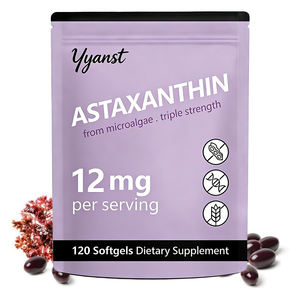Astaxanthine liposomale triple force OEM/ODM en gélules molles pour la santé de la peau et des yeux des adultes, antioxydant et soutien immunitaire - Product Image 1