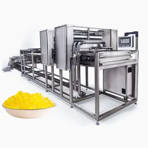 Automatic Bubble Tea Agar Juice Ball Production Line Konjac Pearl Making Machine Popping Boba Machinery