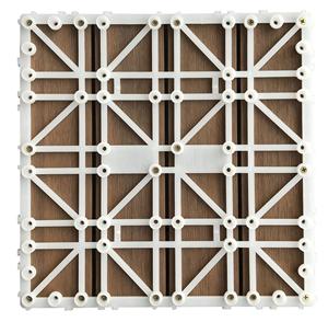 Rucca Wpc Composito di Plastica Balcone <span class=keywords><strong>Giardino</strong></span> Piastrelle Fai <span class=keywords><strong>Da</strong></span> Te Decking Piastrelle 300*300mm incastro esterno piastrelle - Product Image 4