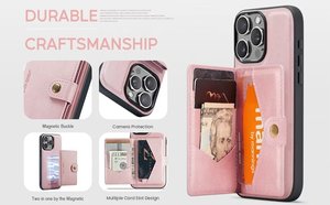 สําหรับ<span class=keywords><strong>Iphone</strong></span> 15 Pro Maxกระเป๋าสตางค์หนังสําหรับ<span class=keywords><strong>Iphone</strong></span> 15 Pro <span class=keywords><strong>14</strong></span> Plus <span class=keywords><strong>14</strong></span> Pro Max 12 13 11 Kickstandหนัง - Product Image 6