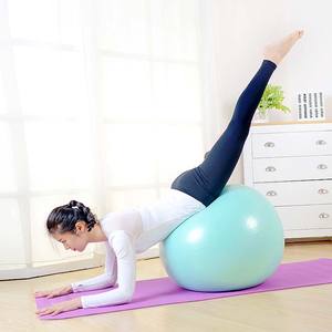 BSCI फैक्टरी 65cm व्यास विरोधी फट पीवीसी फिटनेस योग गेंद के साथ हवा पंप - Product Image 5