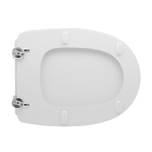 Sedile WC Gravena Croma Vase, Design Moderno Europeo, Sgancio Rapido, Chiusura Ammortizzata, Telecomando, in Resina Urea per Bagno Domestico - Product Image 4