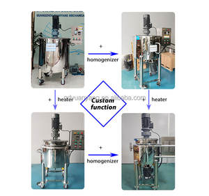 Mélangeur chauffant liquide 50L, réservoir de mélange à double paroi, machine à fabriquer du savon liquide pour les mains, shampooing, qualité alimentaire - Product Image 6
