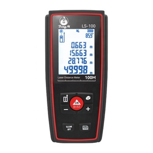 Compteur <span class=keywords><strong>laser</strong></span> portatif industriel de haute précision 100M règle électronique infrarouge IP54 mesure de distance étanche (m/ft/in) - Product Image 1