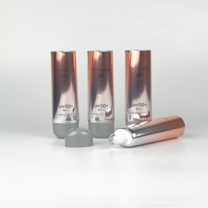 50ml 60ml 120ml 150ml 플라스틱 스퀴즈 튜브 고급 화장품 포장 맞춤형 빈 화장품 자외선 차단 크림 플라스틱 튜브 - Product Image 5