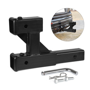 Attelage de remorque double allongé, capacité de charge 3000 kg, barre de remorquage noire YC102643 - Product Image 3