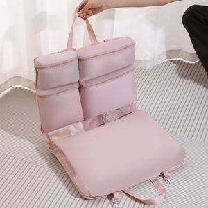 Waterproof Fabric Seven-in-One Folding Travel <b>Storage</b> Bag <b>Clothes</b> Partition Dormitory Hanging <b>Storage</b> Cross-Border Luggage - Product Image 2