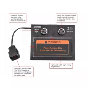 Hàn Mũ bảo hiểm m-hỏi Auto thẫm màu Hàn lọc ống kính hàn kính lọc tự động - Product Image 4