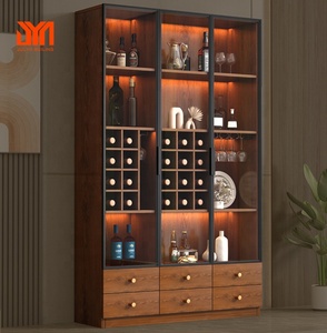 <span class=keywords><strong>JYN</strong></span> Armoire à vin personnalisée Solution de stockage dissimulée Bar Mobilier de salon Salle à manger Armoire à vin - Product Image 4