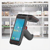 Escáner de código de barras USB 1D/2D industrial, lector RFID de mano de largo alcance de 20m, almacén PDA para códigos QR, stock de largo alcance de 20m