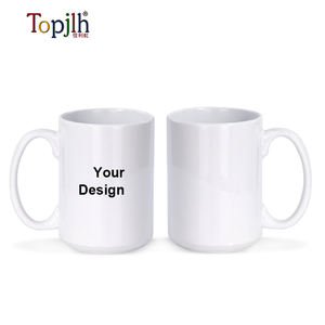 Topjlh <span class=keywords><strong>Tasse</strong></span> à café en céramique à sublimation 15 oz, <span class=keywords><strong>grande</strong></span> <span class=keywords><strong>tasse</strong></span> blanche unie, <span class=keywords><strong>tasse</strong></span> à café, <span class=keywords><strong>chocolat</strong></span> <span class=keywords><strong>chaud</strong></span>, <span class=keywords><strong>tasse</strong></span> à eau, <span class=keywords><strong>tasse</strong></span> en céramique 15 oz, bricolage, VENTE CHAUDE, en stock - Product Image 2