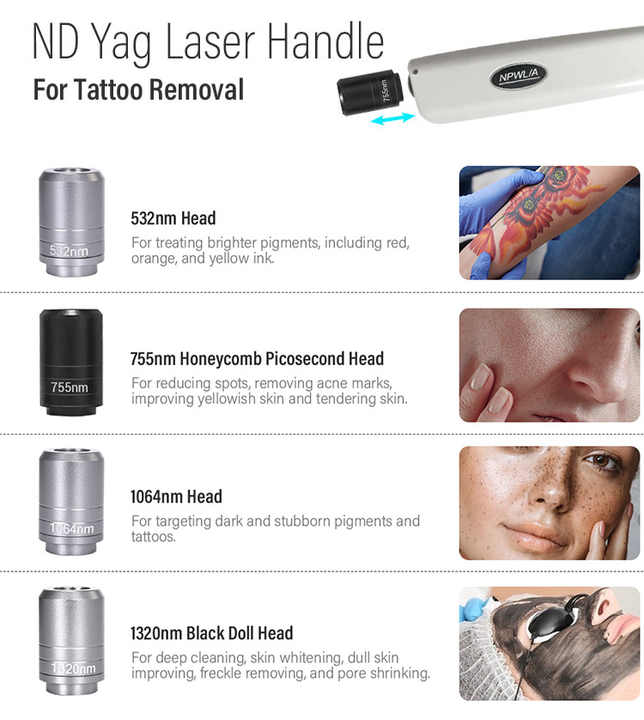 High Quality Portable 2 in 1 Yag Pico Second Laser Machine 808nm 755nm 1061nm Diode Laser Tattoo Removal & Hair Removal Machine