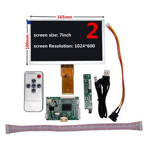 7 Inch 1024*600 Hd-Compatibel Scherm Lcd-Scherm Met Driver Board Monitor Voor Raspberry Pi B + 2 <span class=keywords><strong>3</strong></span> Banaan/Oranje Pi Computer - Product Image 2