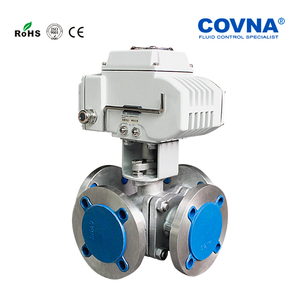 COVNA จัดส่งด่วน วาล์วควบคุมการไหลแบบอุตสาหกรรมไฟฟ้า 12V 4 ทาง สแตนเลส แบบเปิด-ปิด พร้อมมอเตอร์ไฟฟ้า - Product Image 5