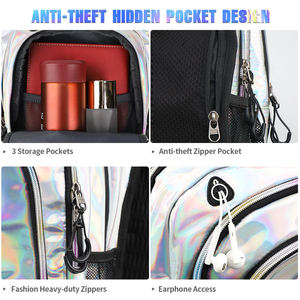 Sac de course personnalisé pour festival rave avec poche d'hydratation de 2 L, sac d'hydratation pour la randonnée, le vélo, les festivals, les raves - Product Image 3