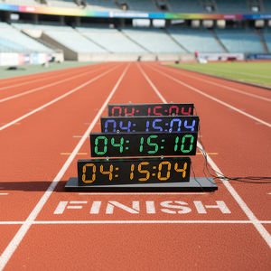 Nouvelle Horloge de Chronométrage de Compétition CHEETIE CP28 2026 à Double Affichage pour Suspension ou Fixation au Mur - Product Image 4