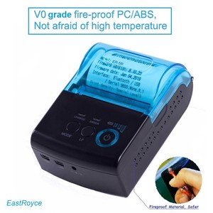 Điện thoại di động máy in nhiệt hỗ trợ mã <span class=keywords><strong>QR</strong></span>, hình ảnh, hình ảnh, biên lai in 58mm nhiệt Bluetooth nhận máy in di động - Product Image 2