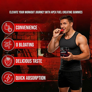 Creatina in Gommose Adatta ai <span class=keywords><strong>Vegani</strong></span> |   Supporta la resistenza e il recupero muscolare, ideale per gli appassionati di fitness e gli atleti - Product Image 4