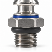 Raccord rapide universel anti-goutte SUS304 DN6 UQD02 mâle pour refroidissement liquide de serveurs de centre de données