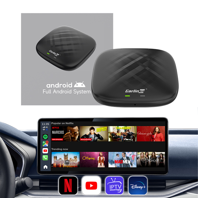 OEM Carlinkit Carplay Android Carplay Adapter Android Auto Ai Streaming Box Radio Car Play Ai Box for youtube netflix
