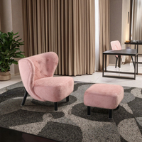 Chaise d'appoint italienne moderne à dossier haut pour la chambre à coucher Salle à manger Hôtel Park Rotating Lounge Chair Foshan Fabricant d'usine