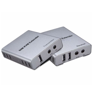 Extensor KVM HDMI <span class=keywords><strong>USB</strong></span> <span class=keywords><strong>de</strong></span> 60M 1080P sobre Cable Ethernet CAT5e/CAT6 RJ45, Transmisor y Receptor <span class=keywords><strong>de</strong></span> Audio y Video, Convertidor <span class=keywords><strong>de</strong></span> Extensión <span class=keywords><strong>de</strong></span> Señal - Product Image 5