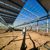 Estructura de Acero Industrial Pesada para Almacenes, Talleres, Edificios Prefabricados, Construcción de Estructuras de Acero para Almacenes