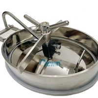 Manway ovale sanitaire en acier inoxydable pour cuve de fermentation