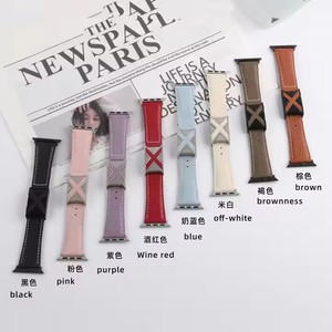 <span class=keywords><strong>Cinturino</strong></span> in <span class=keywords><strong>pelle</strong></span> per <span class=keywords><strong>Apple</strong></span> <span class=keywords><strong>Watch</strong></span> serie 10 42mm 46mm X-fibbia cinghia magnetica per Iwatch 9 7 8 5 6 Se 4 3 Ultra - Product Image 3