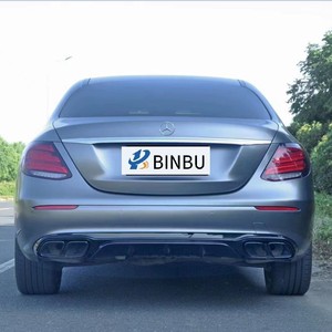 Pour Mercedes Benz Classe E W213 amélioré E63 Kit de pare-chocs arrière diffuseur arrière version administrative Kit de carrosserie - Product Image 2